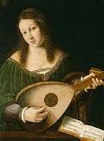 Singer and lute