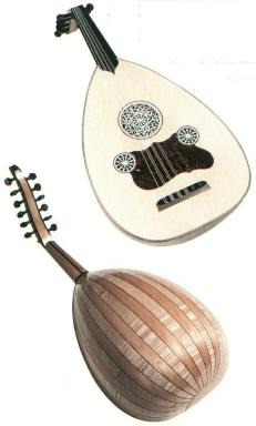 The Lyra (left) and the Oud (right)